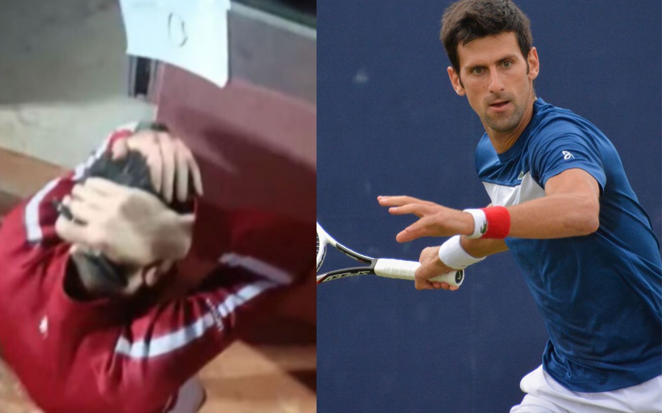 Djokovic borraccia