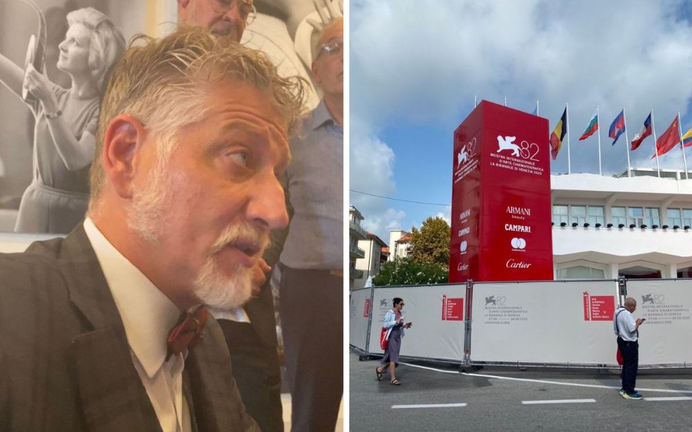 Le dichiarazioni del ministro della Cultura, Alessandro Giuli, durante l'82esima edizione della Mostra del Cinema di Venezia