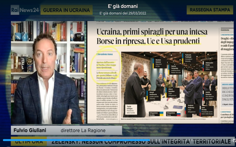 Fulvio Giuliani a Rainews24