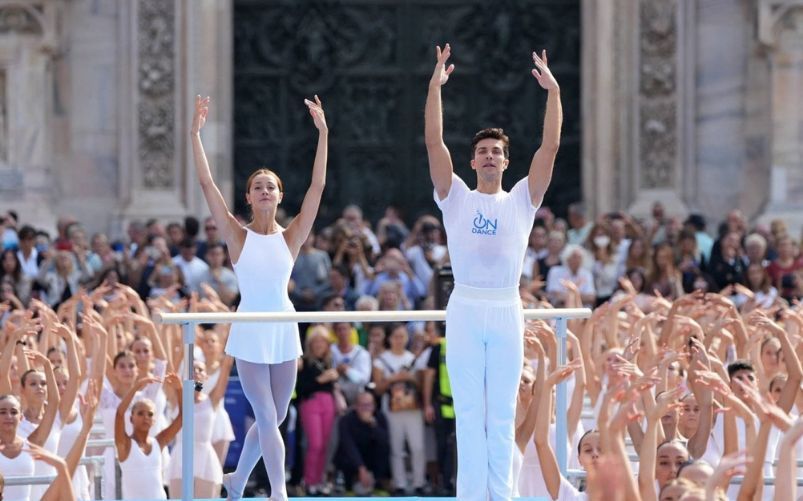 Roberto Bolle classe di danza