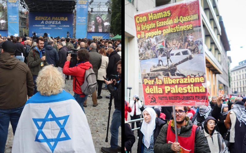 A Milano le piazze che non si capiscono