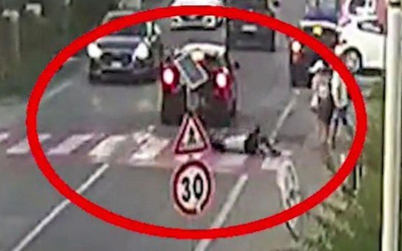 Elba simula incidenti in monopattino