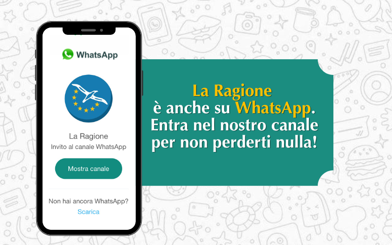 La Ragione è anche su WhatsApp