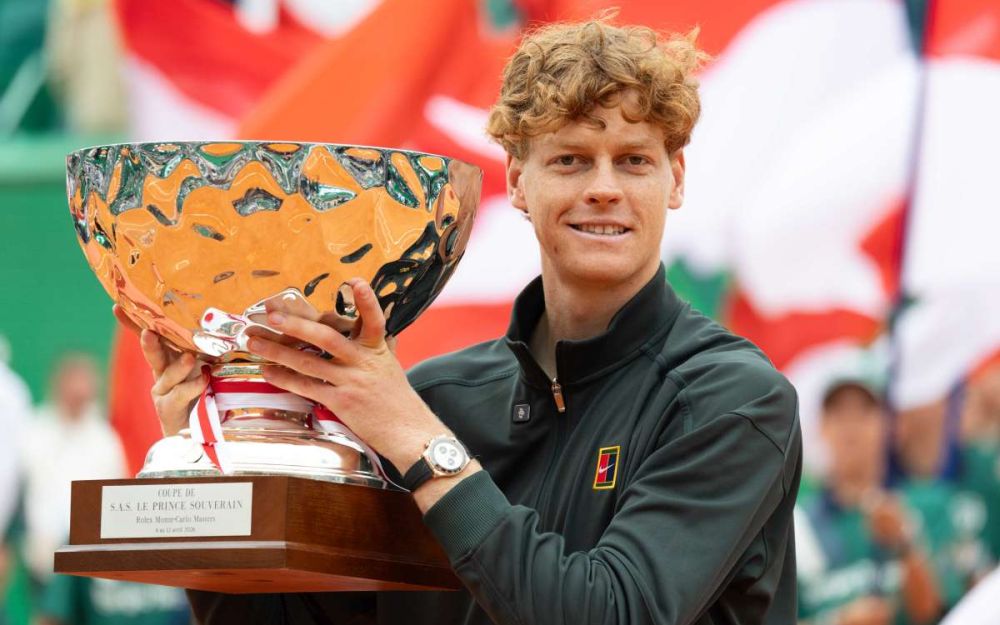 Sinner torna al comando del ranking Atp, Musetti scivola in nona posizione