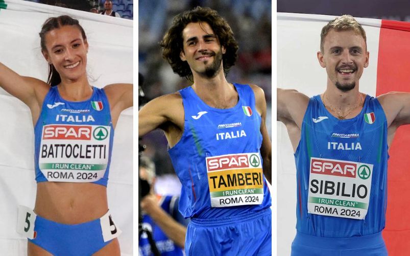 Europei di atletica Italia