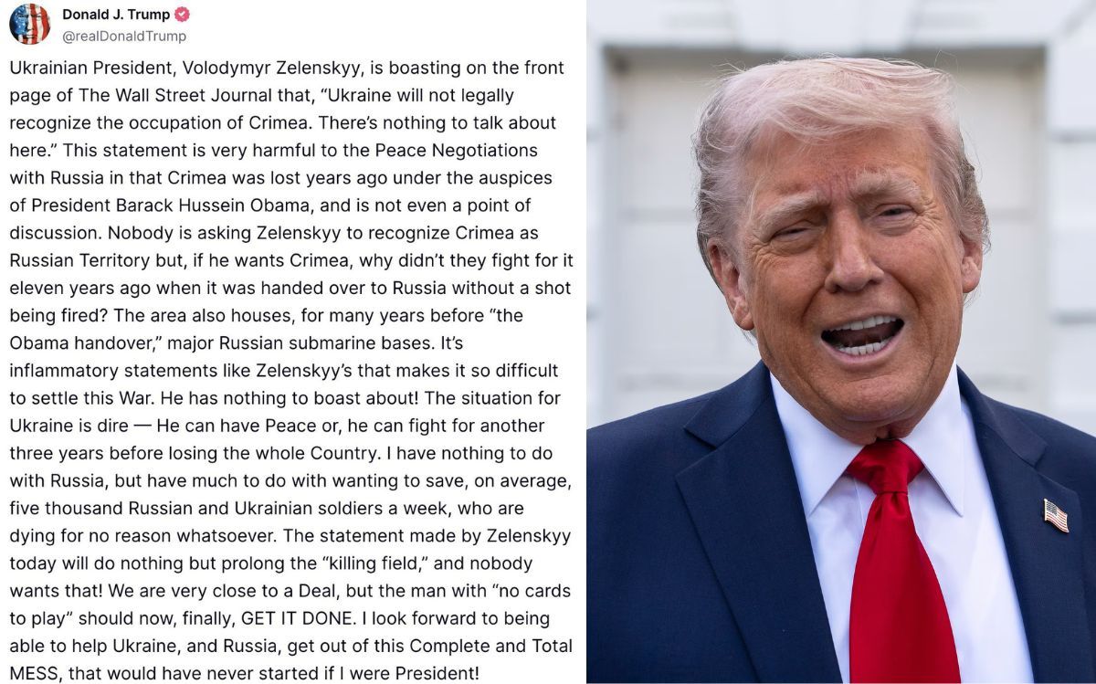 Trump attacca Zelensky