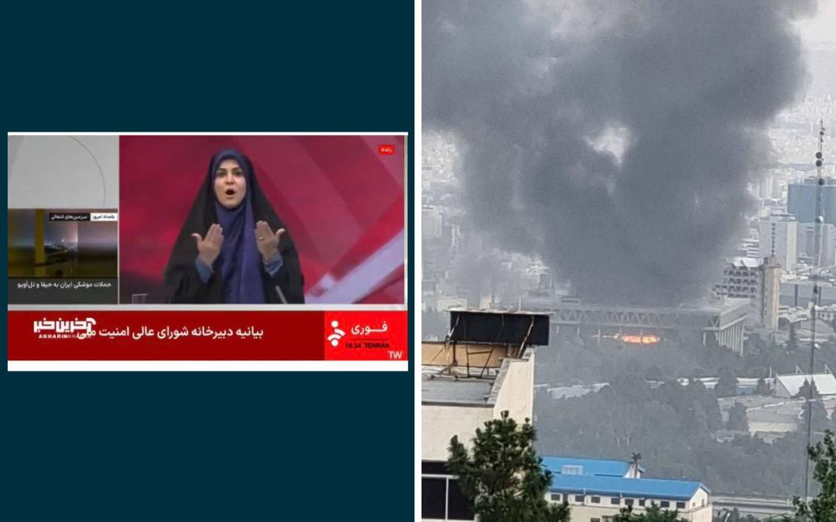 israele bombarda sede tv di stato iraniana