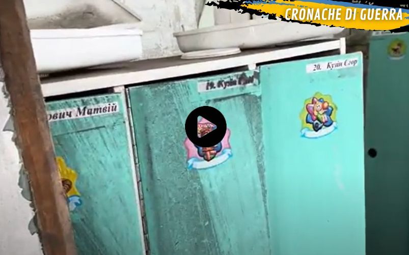 La distruzione dell'asilo di Yunakivka