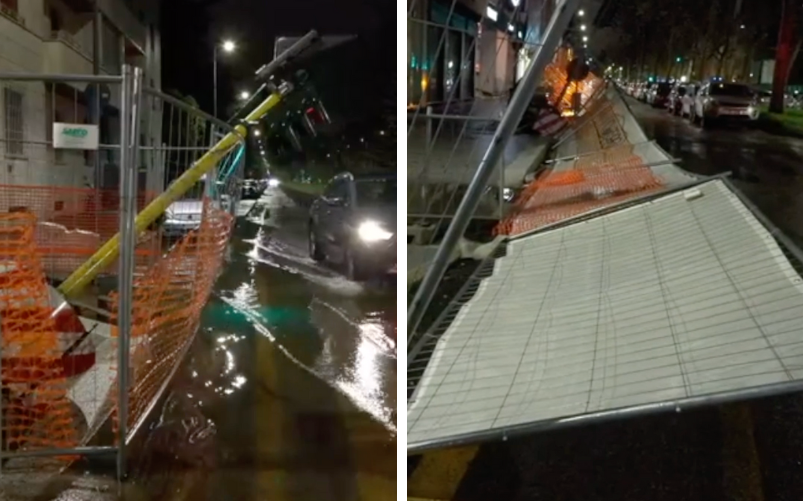 Bomba d'acqua su Milano