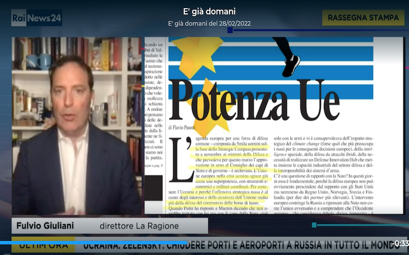 Fulvio Giuliani a Rainews24