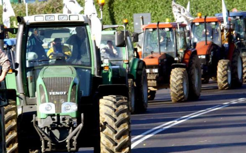 protesta trattori Brescia