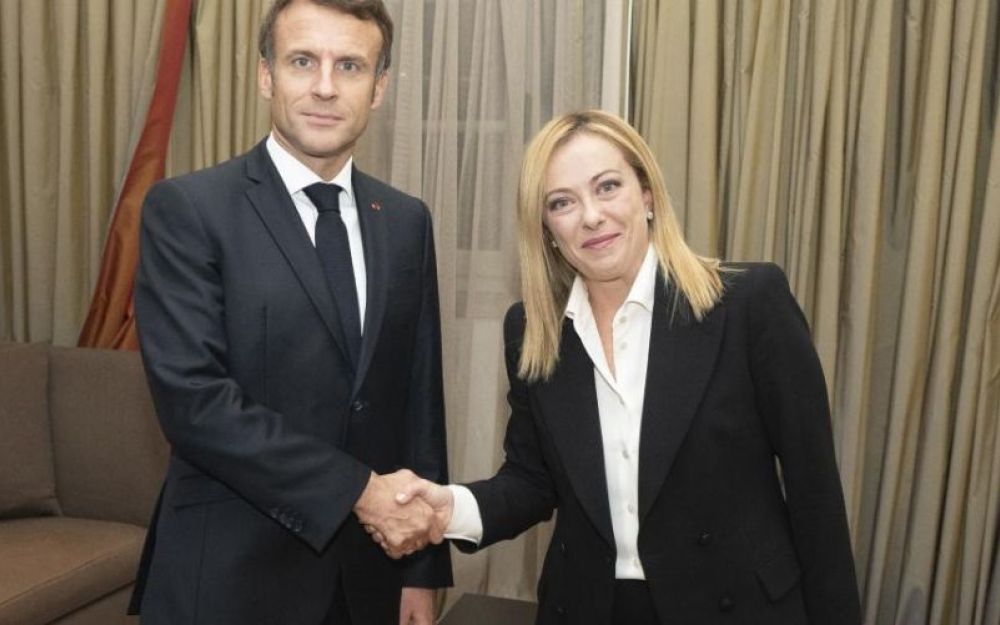 Macron meloni