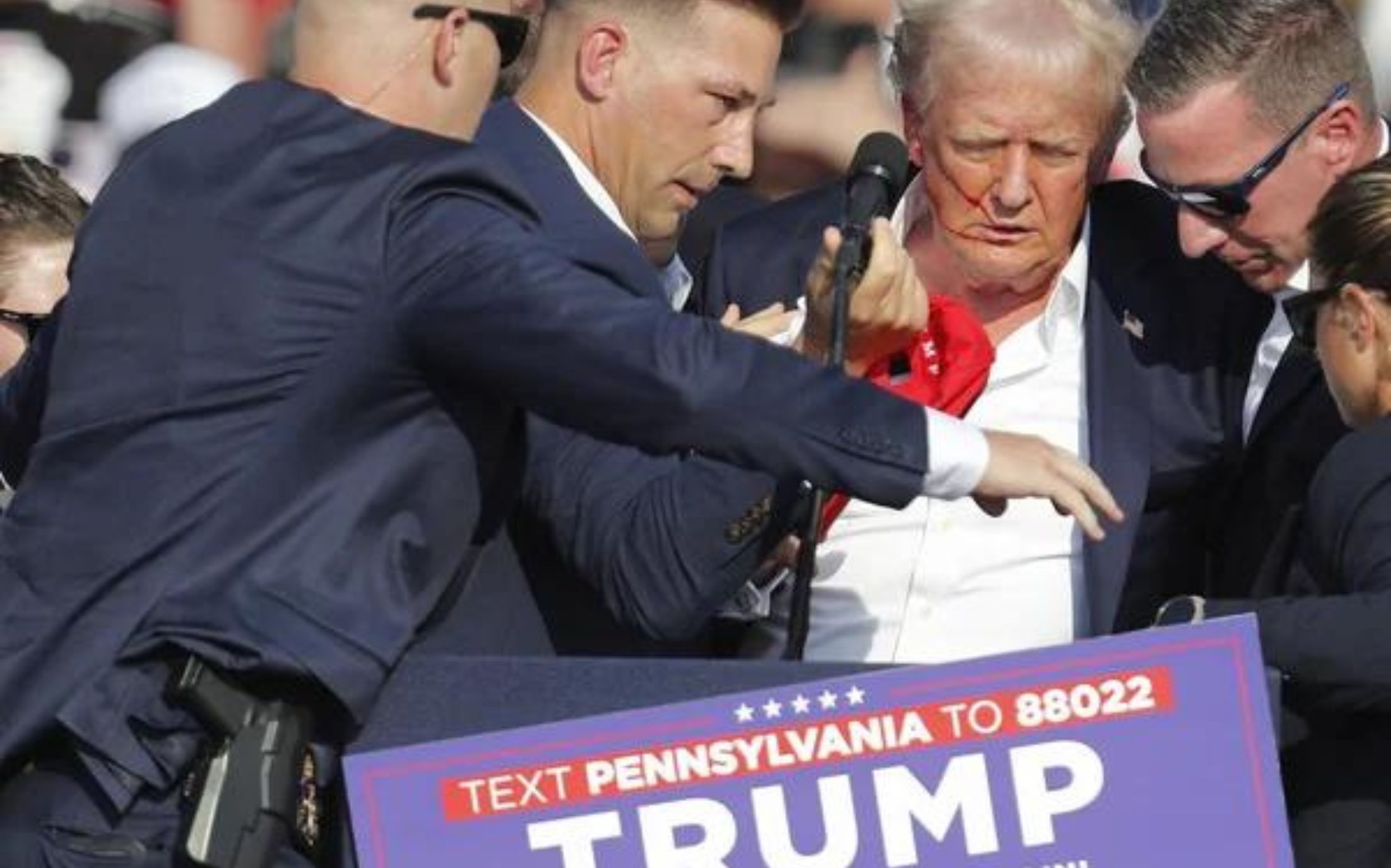 Attentato trump video