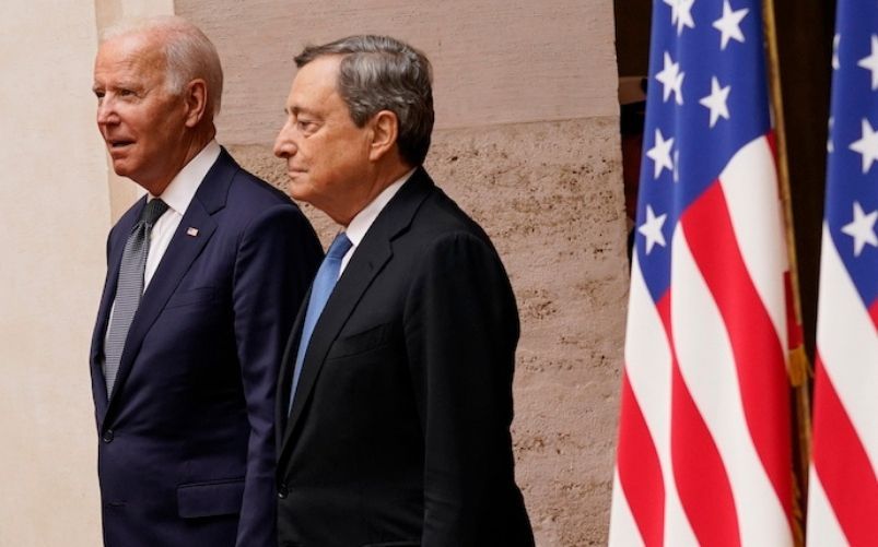 Incontro Draghi e Biden