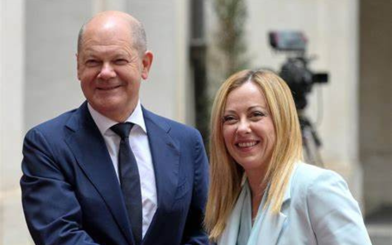 Meloni e Scholz