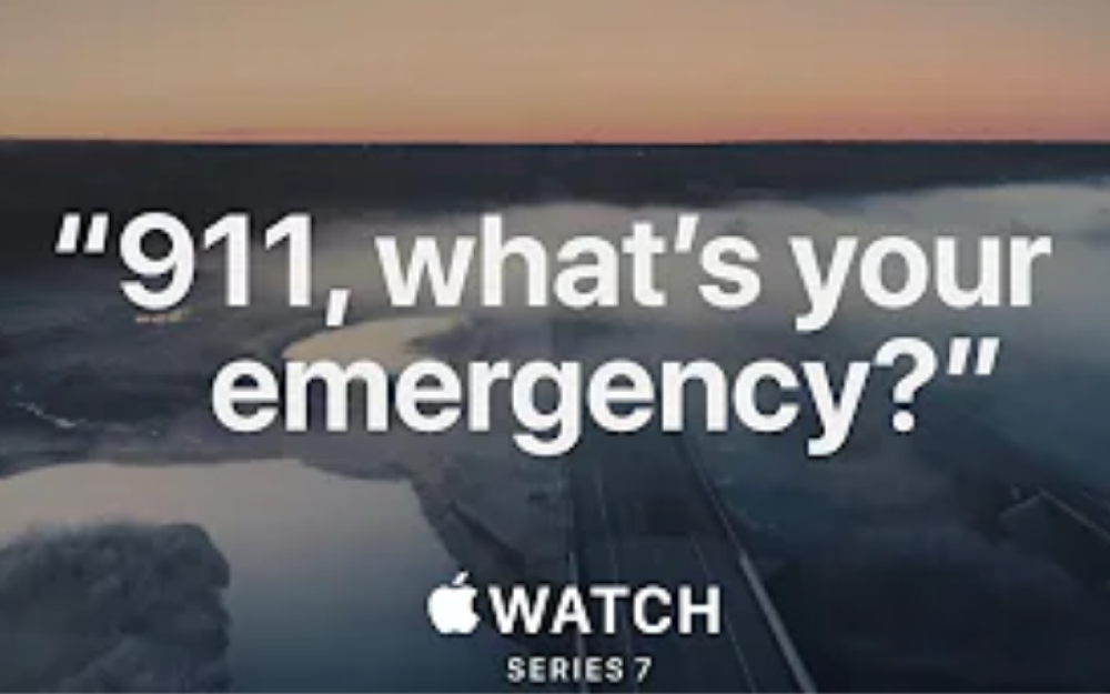 apple watch 7 pubblicità