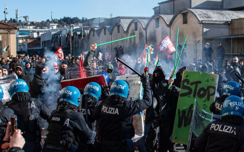 Vicenza manifestazioni contro Israele