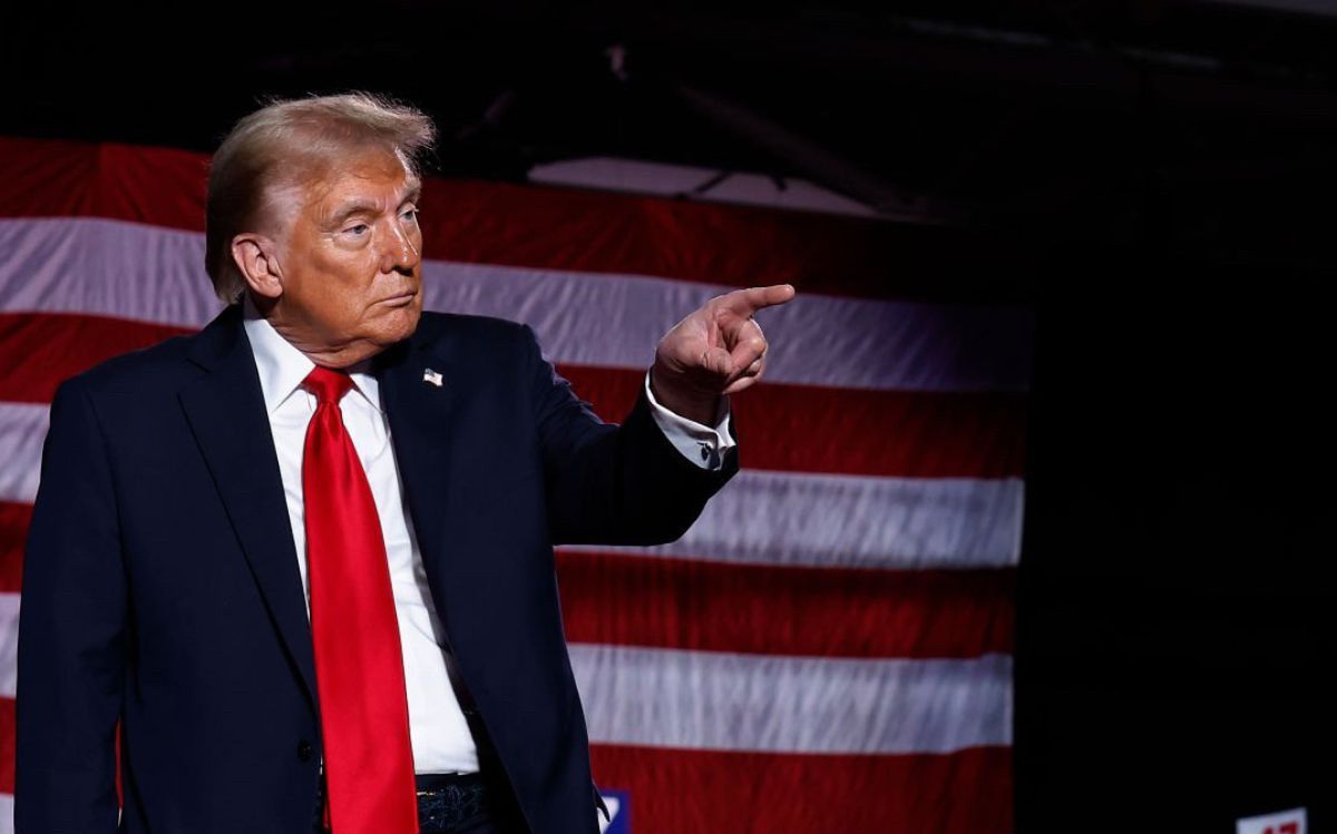 Comizio 100 giorni Trump