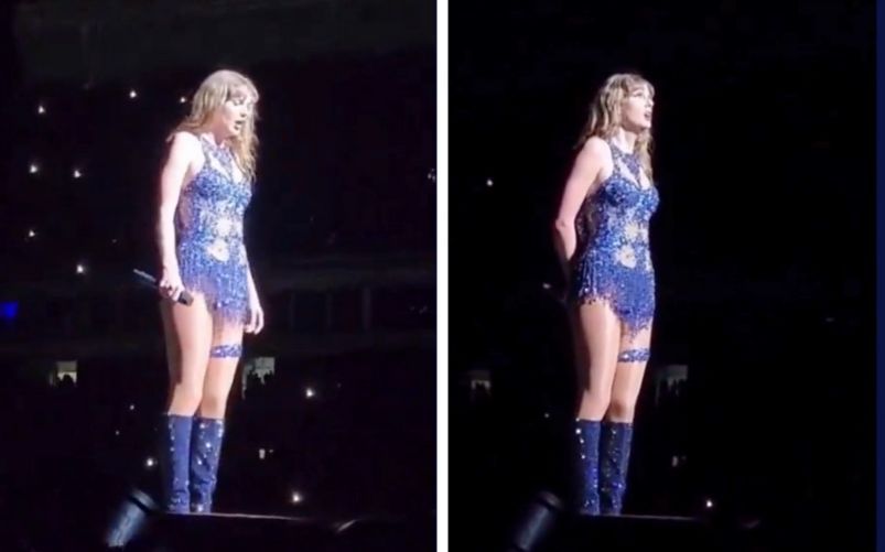 Taylor Swift fatica a respirare