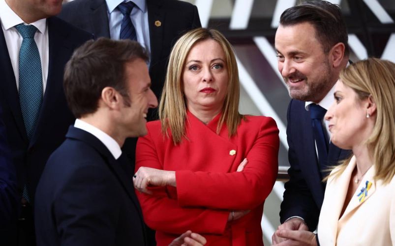 Macron e Meloni