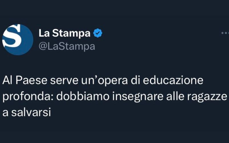 Tweet La Stampa