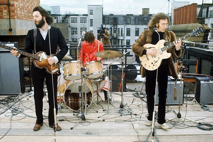 Beatles sui tetti di Londra