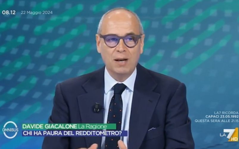Giacalone ospitata Tg3 Linea Notte 22 maggio