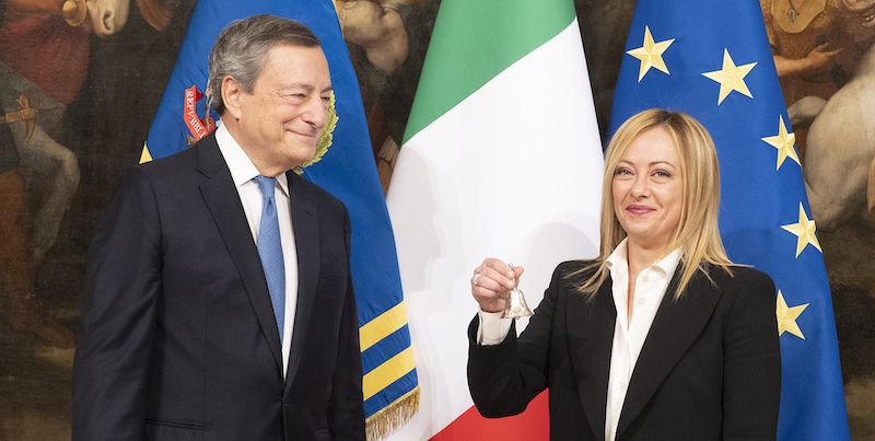 giorgia meloni draghi campanella
