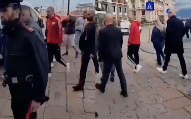 Bonucci e tifosi napoletani