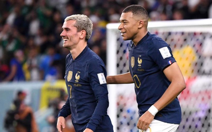 Mbappè e Griezmann