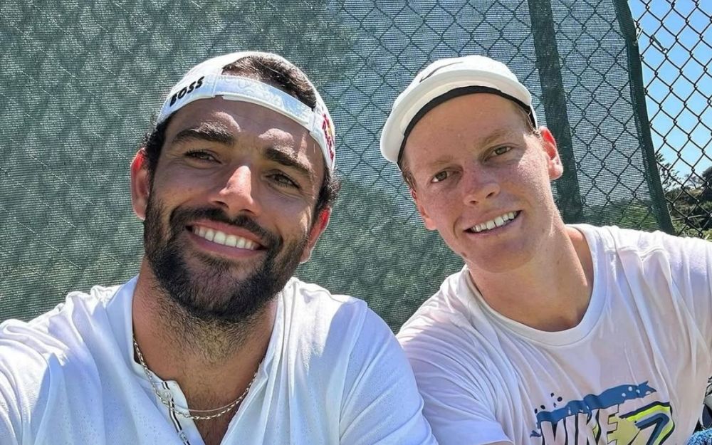 Sinner e Berrettini a Montecarlo si allenano insieme - IL VIDEO