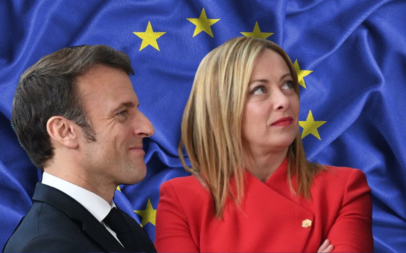 Macron e Meloni