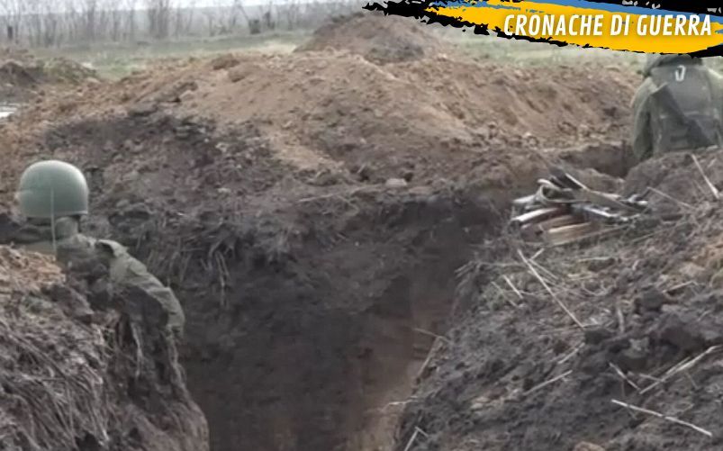 Russi trincee Ucraina