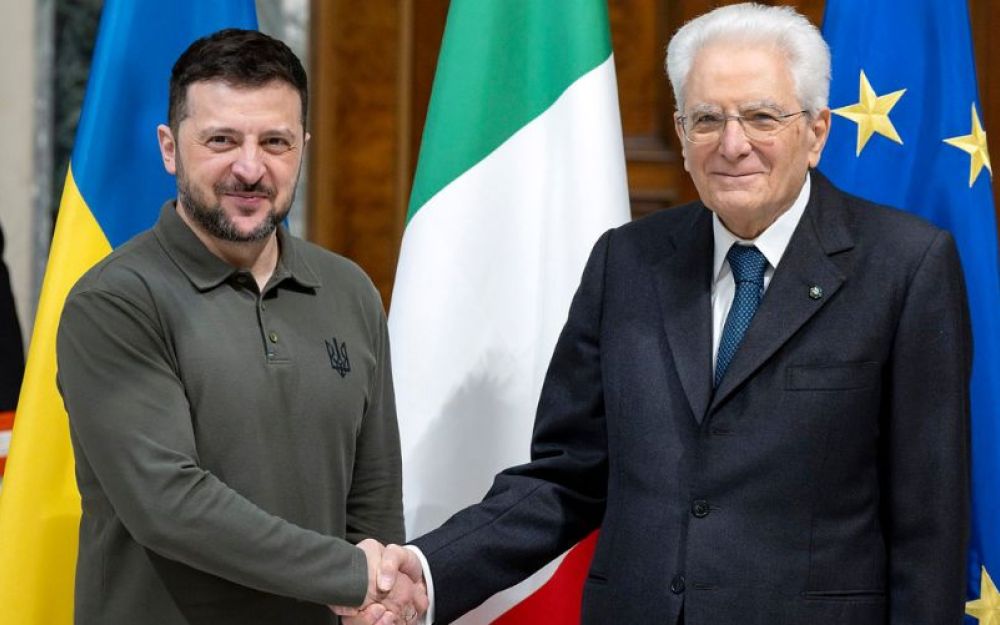 Mattarella e Zelensky