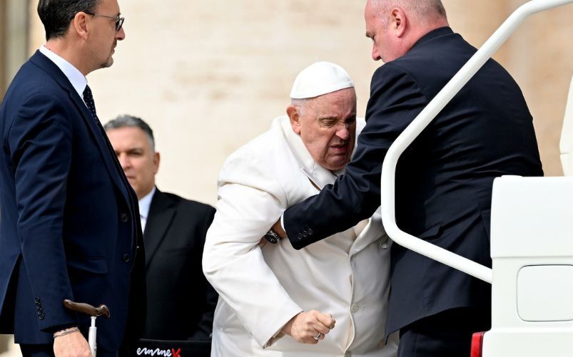 La sofferenza di Papa Francesco