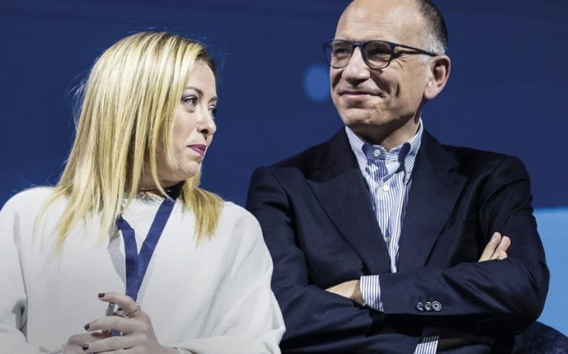 letta e meloni