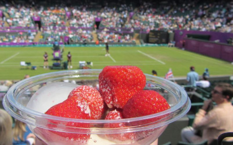 Coppa Wimbledon fragole e panna