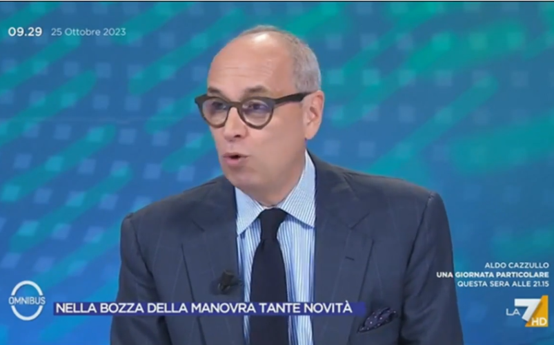 Davide Giacalone ospite ad Omnibus