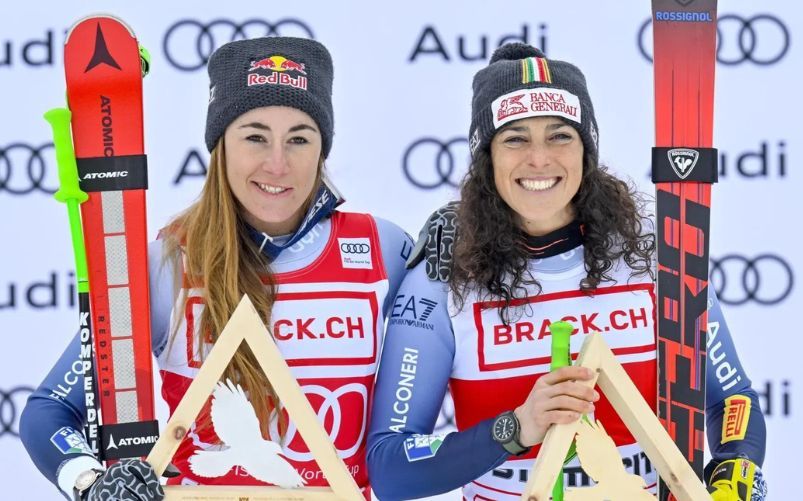 Sofia Goggia e Federica Brignone