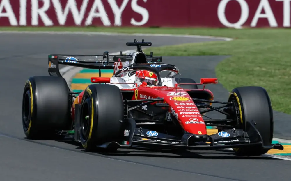 Le Ferrari protagoniste nelle Fp1 del Gp Australia, Fp2 a Piastri