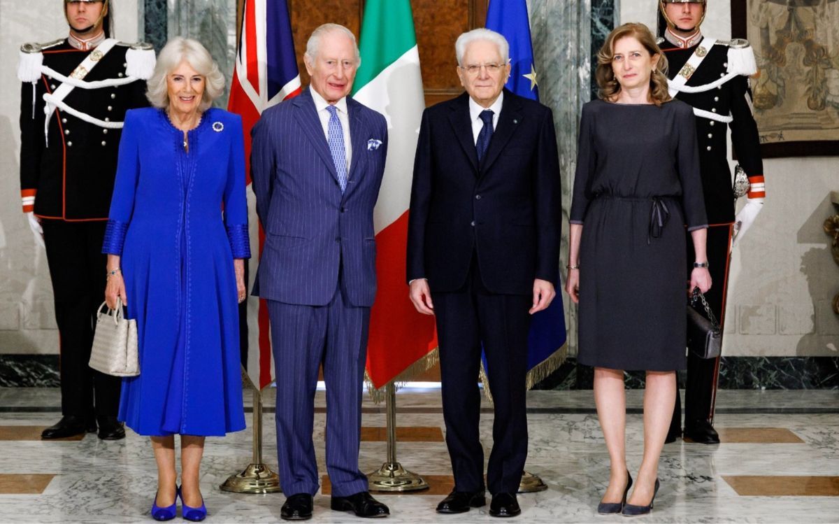 Re Carlo Regina Camilla e Presidente Mattarella