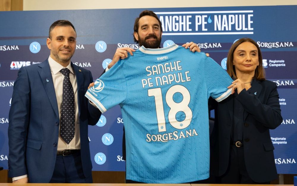 “Sanghe pe Napule”, Sorgesana con SSC Napoli e Avis per la donazione del sangue
