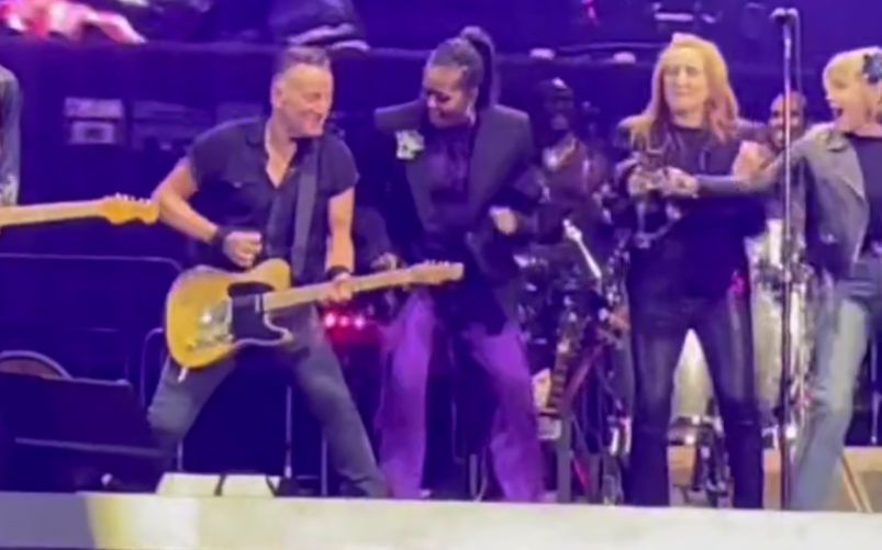 Bruce Springsteen e Michelle Obama