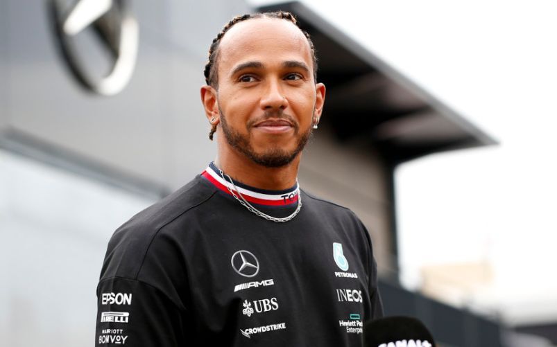 Lewis Hamilton in Ferrari