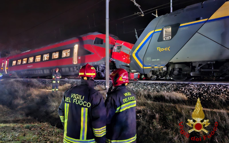 Faenza: scontro treni