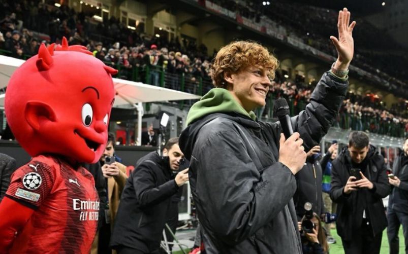 Jannik Sinner a San Siro