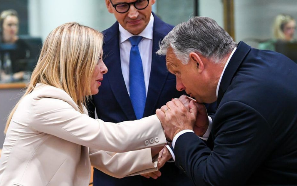 Meloni e Orban