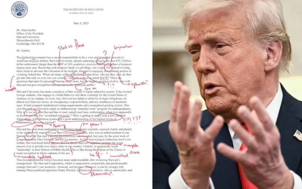 trump harvard