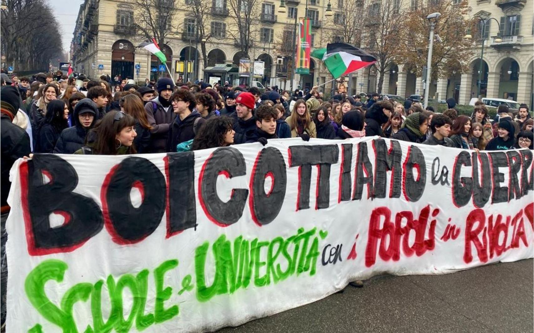 Scontri Studenti torino