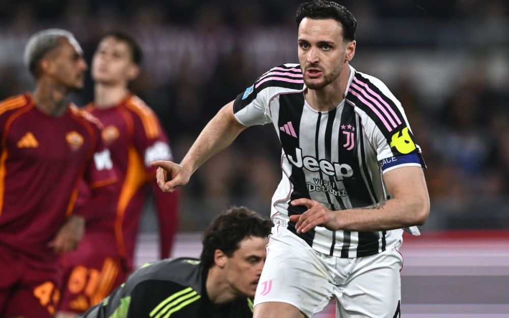 Gatti salva la Juve al 93′, la Roma si morde le mani: 3-3 all’Olimpico